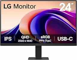 LG 24-Inch QHD Monitor with 100Hz Refresh Rate and HDR10