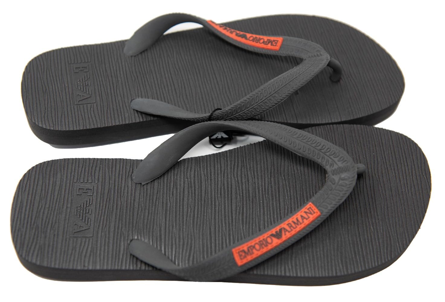 Emporio Armani Logo Flip Flopchanclas con Logotipo, Chanclas Hombre