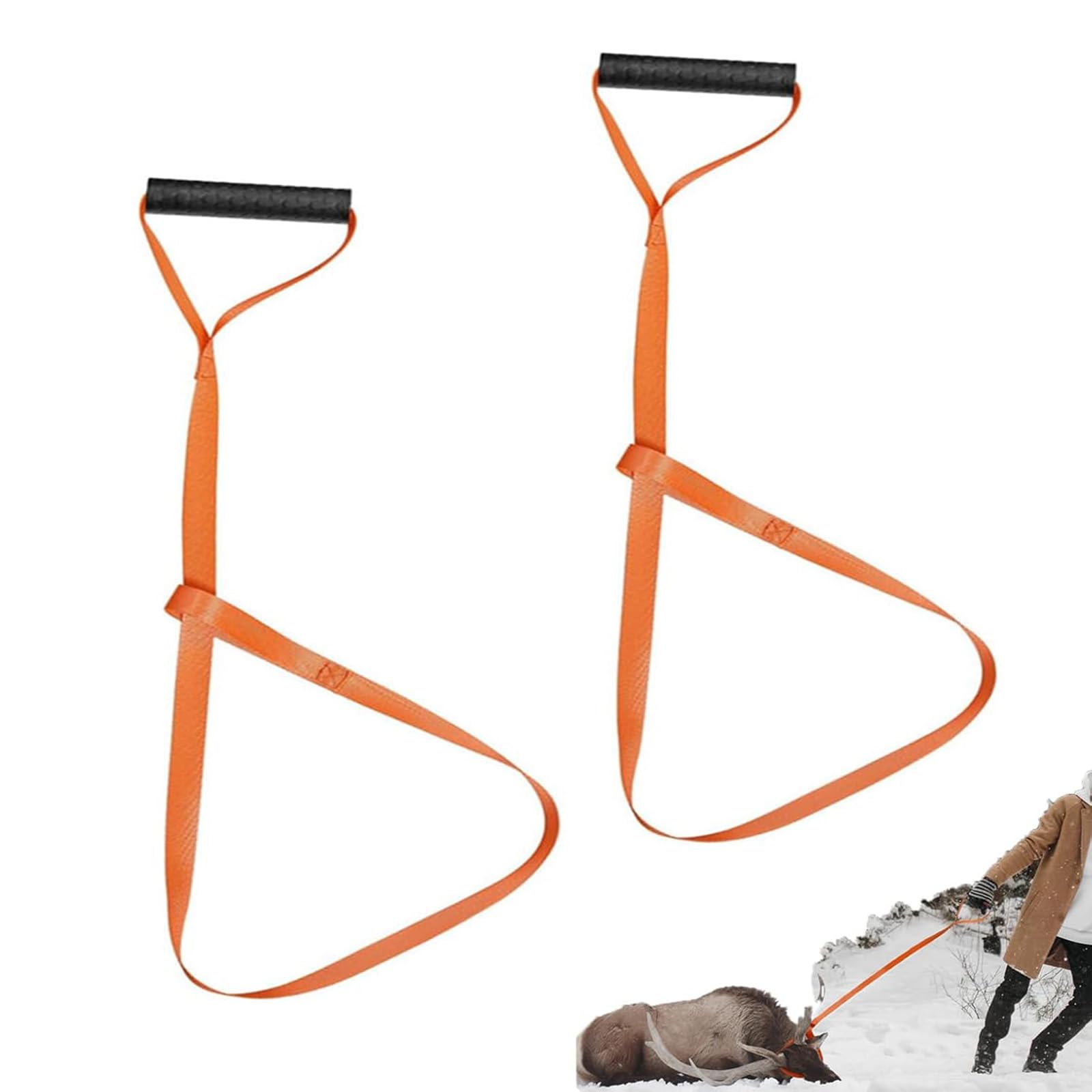 Deer Drag Harness Comfort Grip Deer Traino Cintura Di Corna Di Cervo Portatore Di Cervi Comoda Corda In Nylon Per Cervi Per Robusta Attrezzatura