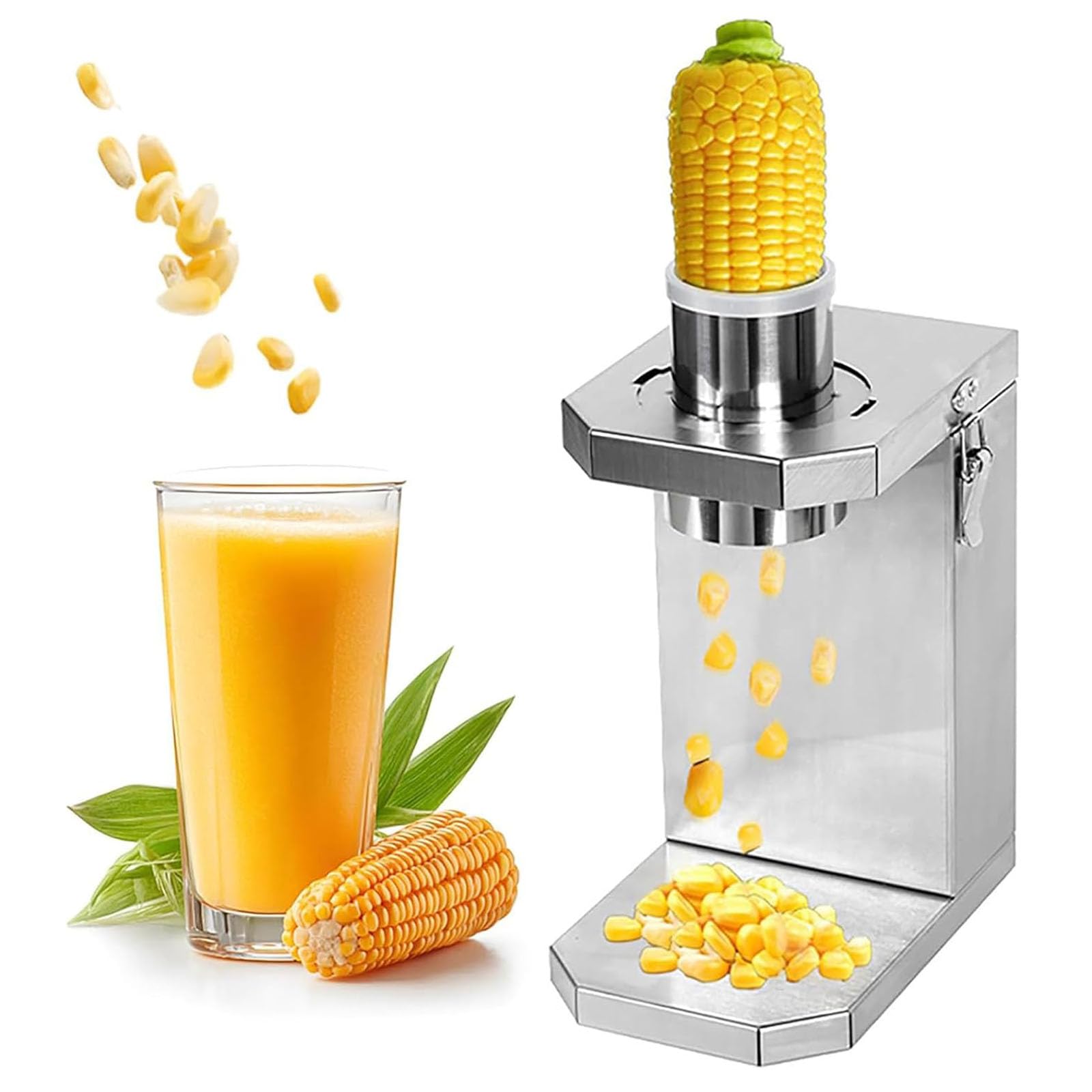 Rimuovi chicchi mais elettrico automatico,macchina sgranatrice mais