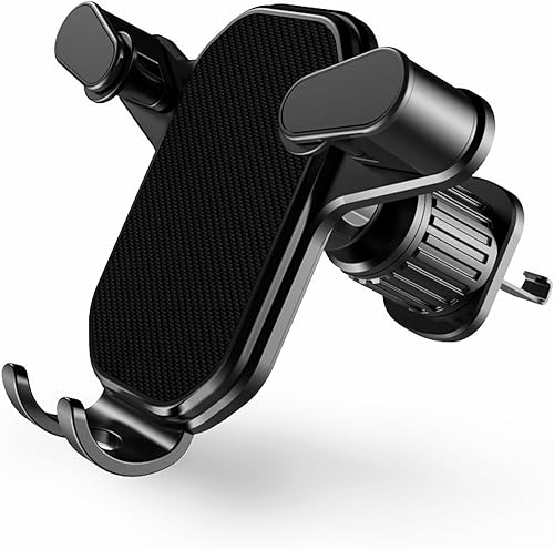 Soporte para teléfono celular Gravity para todos los teléfonos iPhone Samsung (negro)