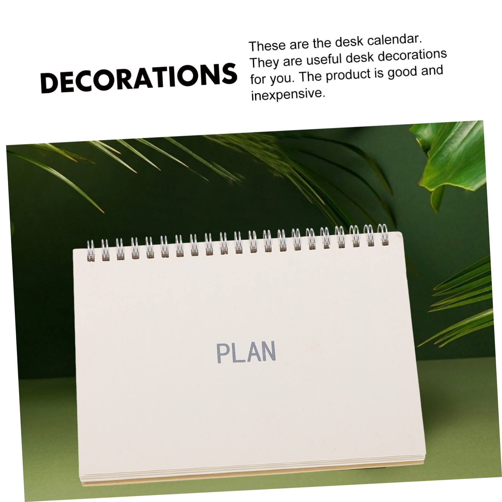8 pezzi Calendario Pianificazione Desk Topper Scrivania Calandar Calendario Calendario Calendario Planner Utile Decorazioni da Scrivania Decorazione Desktop Mini Blocchi Notepad Planner Settimanale