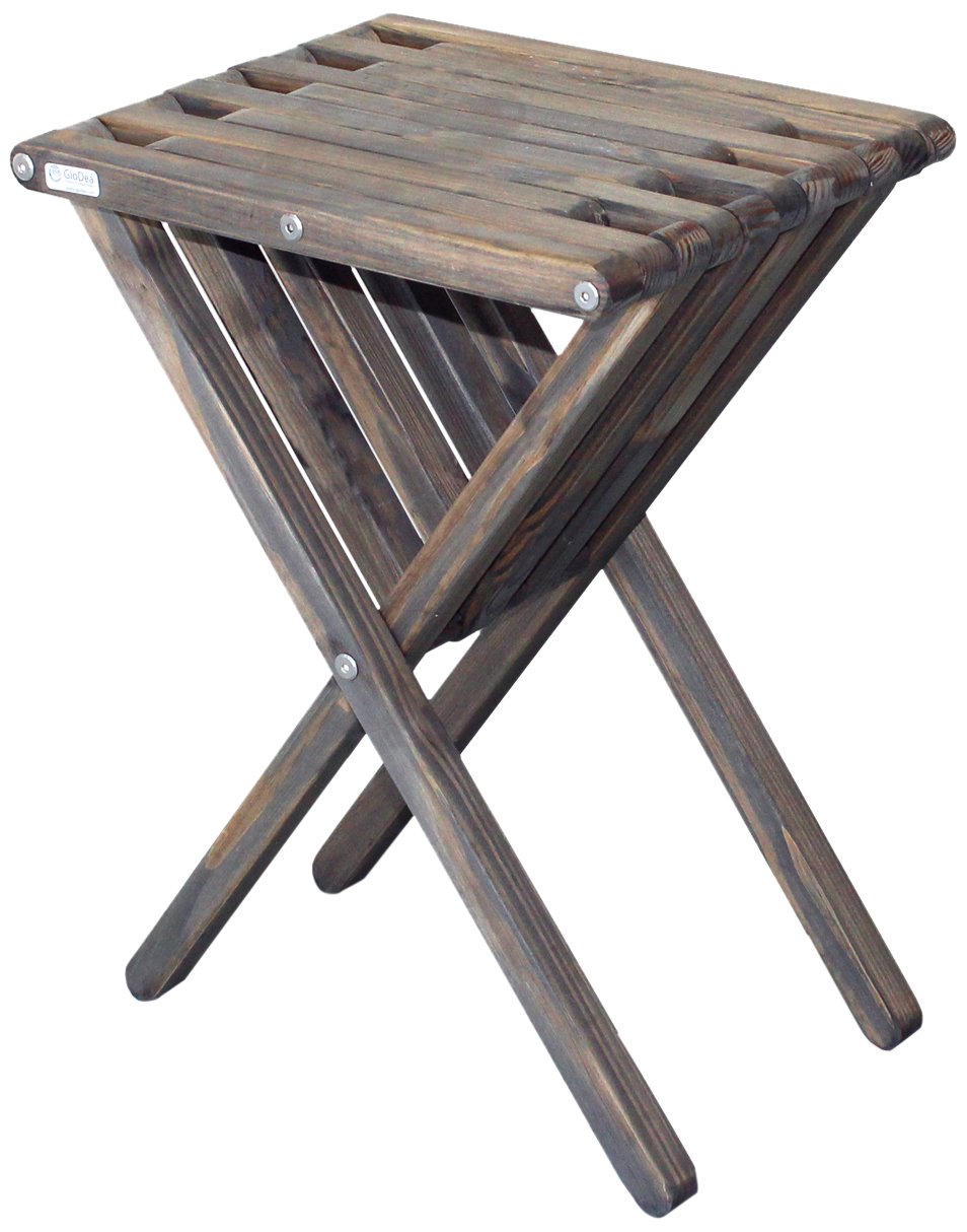 GloDea X45 End Table, Espresso Brown