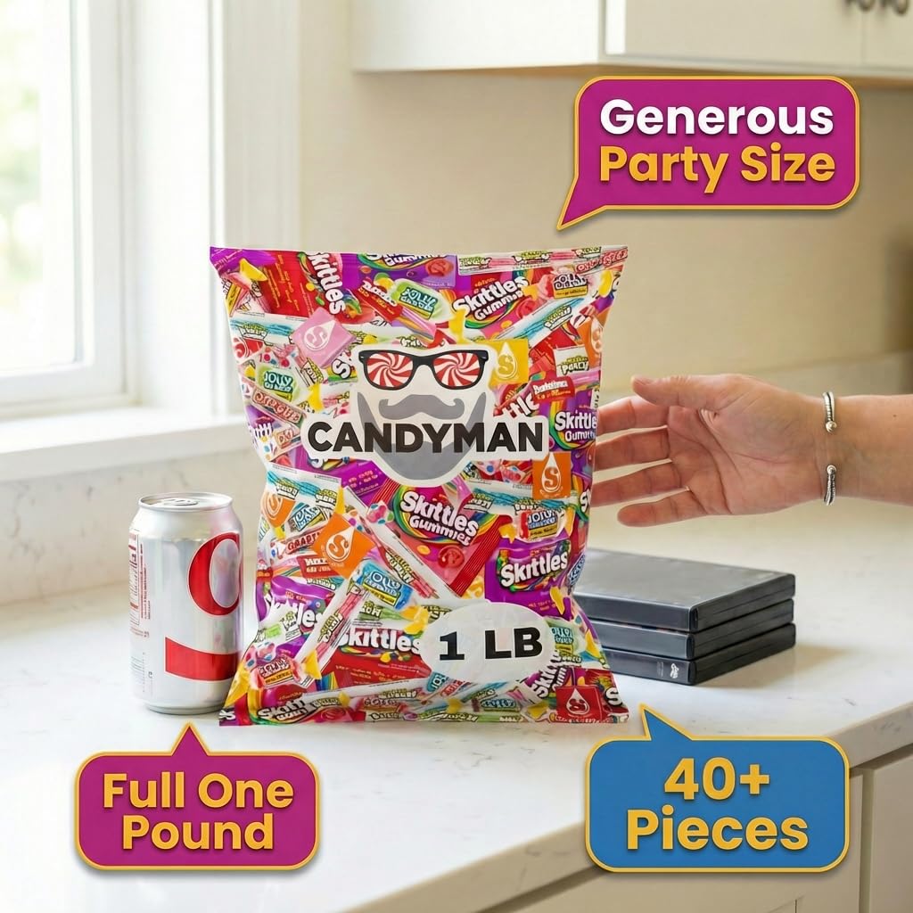 Amazon.com : CANDYMAN Candy Mix Variety Pack, 1 lb Assorted Bulk