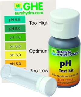 GHE Probador de pH Líquido – Kit de Prueba de pH