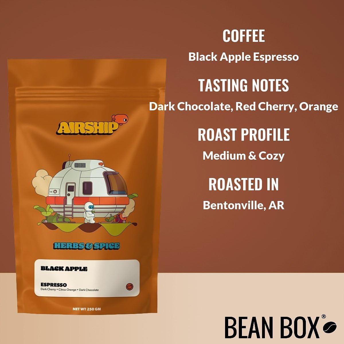 Bean Box Coffee Sampler - Roasted by Airship, 3-Pack, Whole Bean Coffee, Gourmet Coffee