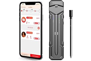 Smart Wireless Meat Thermometer with Bluetooth Connectivity
