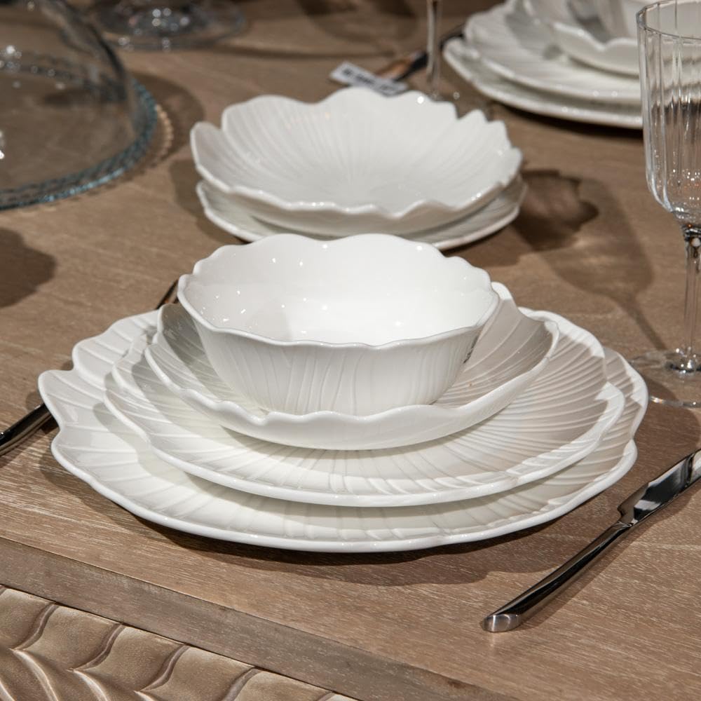 Table Passion - Assiette creuse Ginkgo 20 cm (lot de 6)
