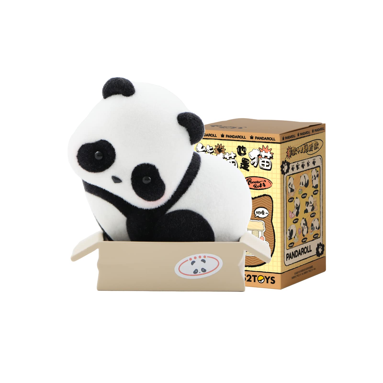 52TOYS PANDAROLL Panda As A Cat, 1PC Cute Action Figure Box Toy Kawaii Figures Popular Collectible Art Toy Cute Figure Creative Gift for Christmas Birthday Party Holiday