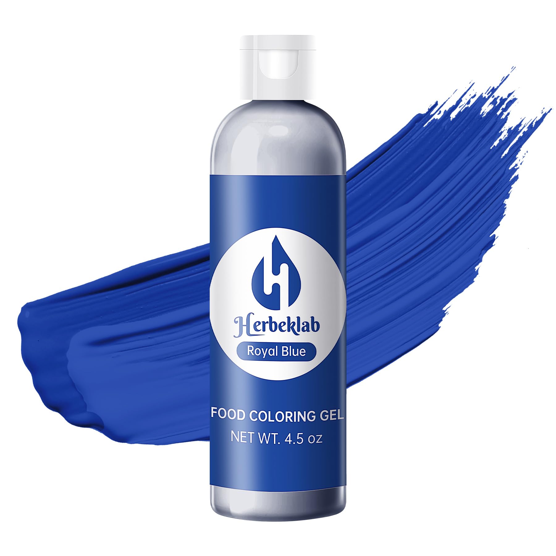 Royal Blue Gel Food Coloring – 4.5 oz Professional Grade Concentrated Food Dye, Gel Based Coloring for Icing, Baking, Cake Decorating & Cookies