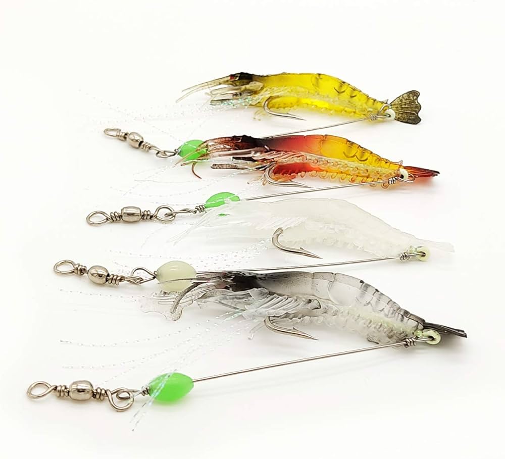 ワーム、ルアー...etc Amazon.co.jp: 【オルルド釣具】夜光 リアルなエビ ワーム 9cm(3.5