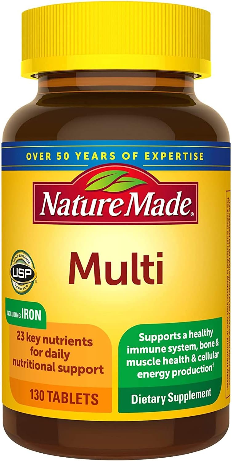 Nature Made Multi Complete Tablets - 130 ct, Pack of 2