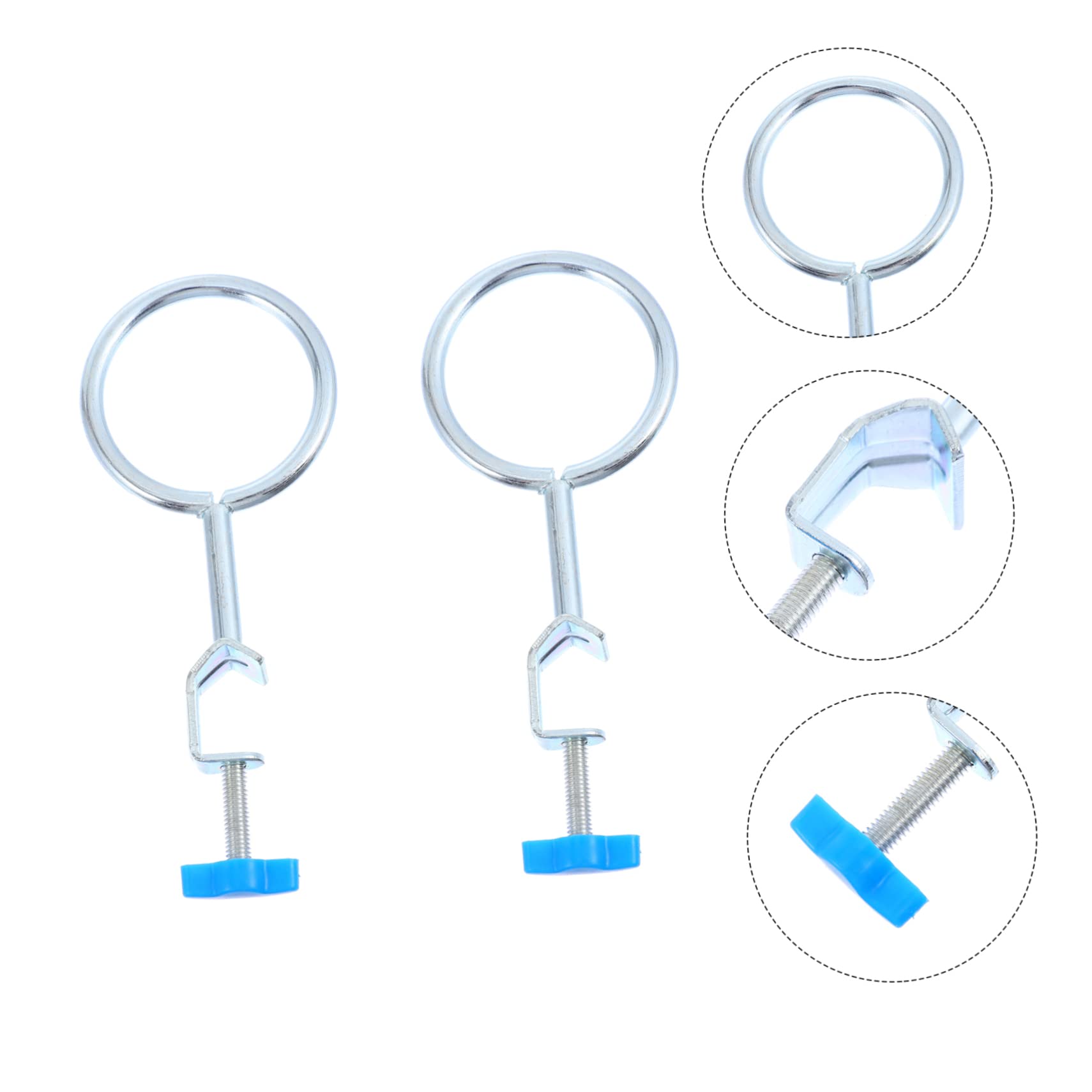 OUNONA 2pcs Experimental Equipment Accessories Lab Support Ring Holders Laboratory Ring Support Tool Stand Beakers Support Ring Laboratory Support Test Tube Experiment Equipment Iron