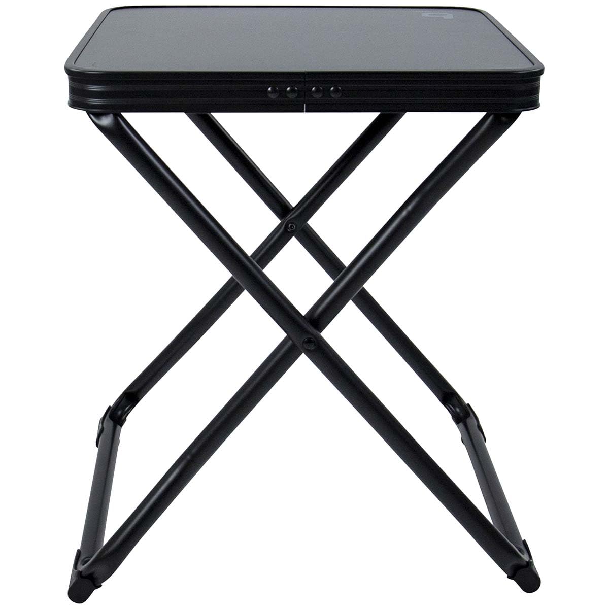 Bo-Camp - Hocker + Ablage - Klappbar - Schwarz
