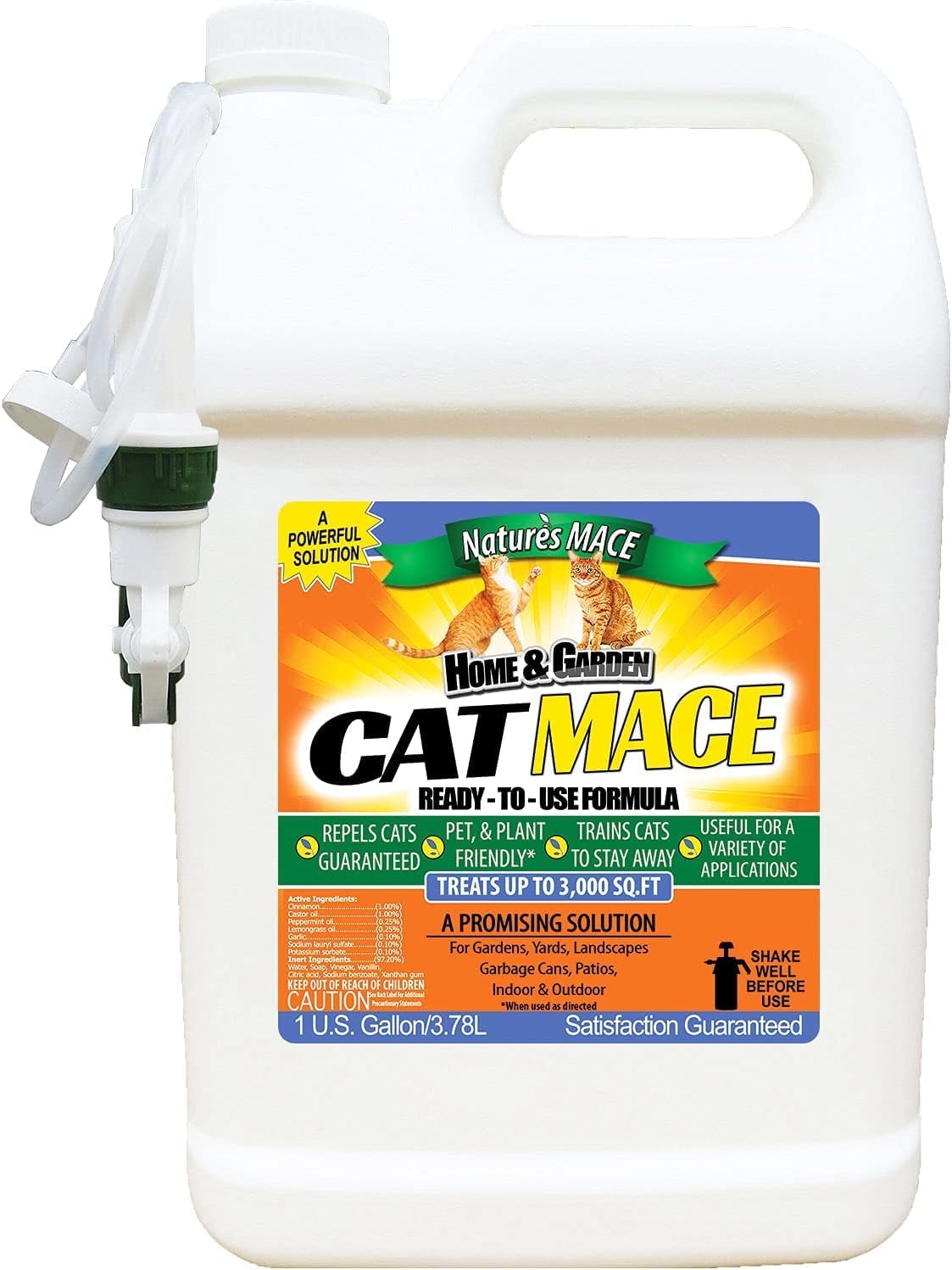 Nature's MACE Cat Repellent 6 Pound Cat Granular & 1 Gallon Ready-to-Use Spray