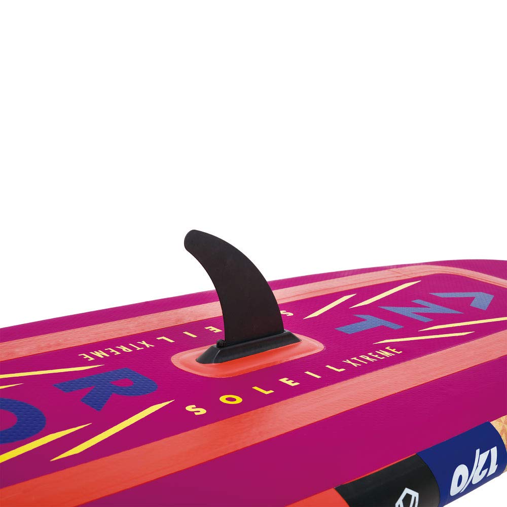 Aztron Soleil Xtreme Touring, Sup Gonflable/Planche à Voile Unisexe Adulte, Rouge/Orange/CUCLAMINE, 366X81X15