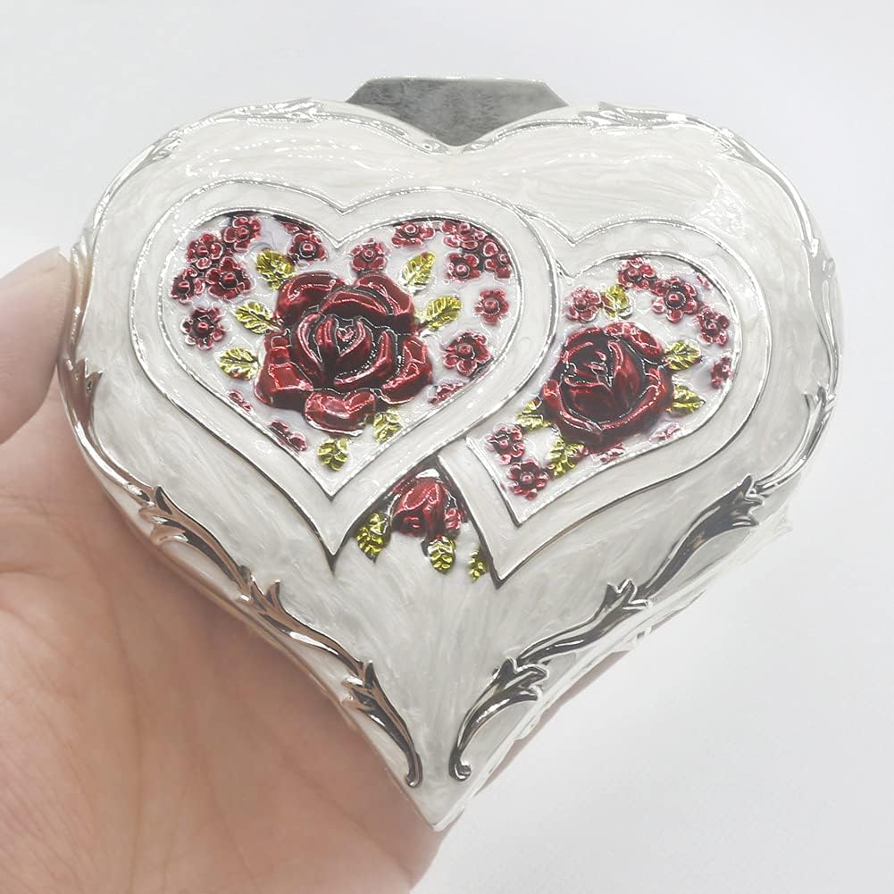 Boutique Embossed Metal Music Box L