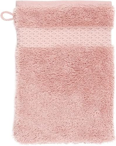 Miniatura 2 de Yves Delorme Etoile The Rose - Manopla de baño  100% algodón orgánico  Toalla de lujo de Turquía