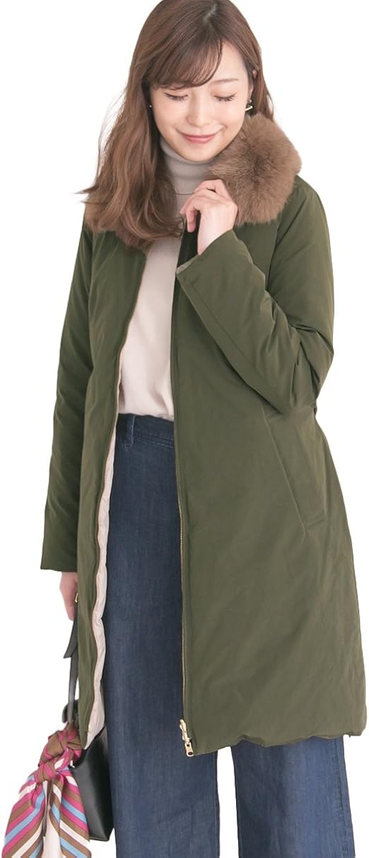 Amazon アーバンリサーチ ロッソ Urban Research Rosso リバーシブルダウンコート Ra77 27b016 Free Khk L Be コート ジャケット 通販