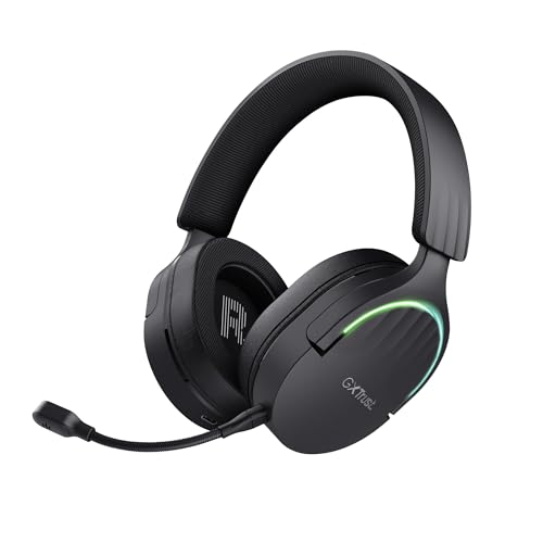 GXT 491 Fayzo Cuffie Gaming Wireless Bluetooth + 2.4 GHz, Audio Surround 7.1, Batteria da 22 Ore, 85% Plastica Riciclata, RGB Cuffie Bluetooth Over Ear PC PS5 PS4 Switch - Nero - Tastiera gaming - Immagine 13