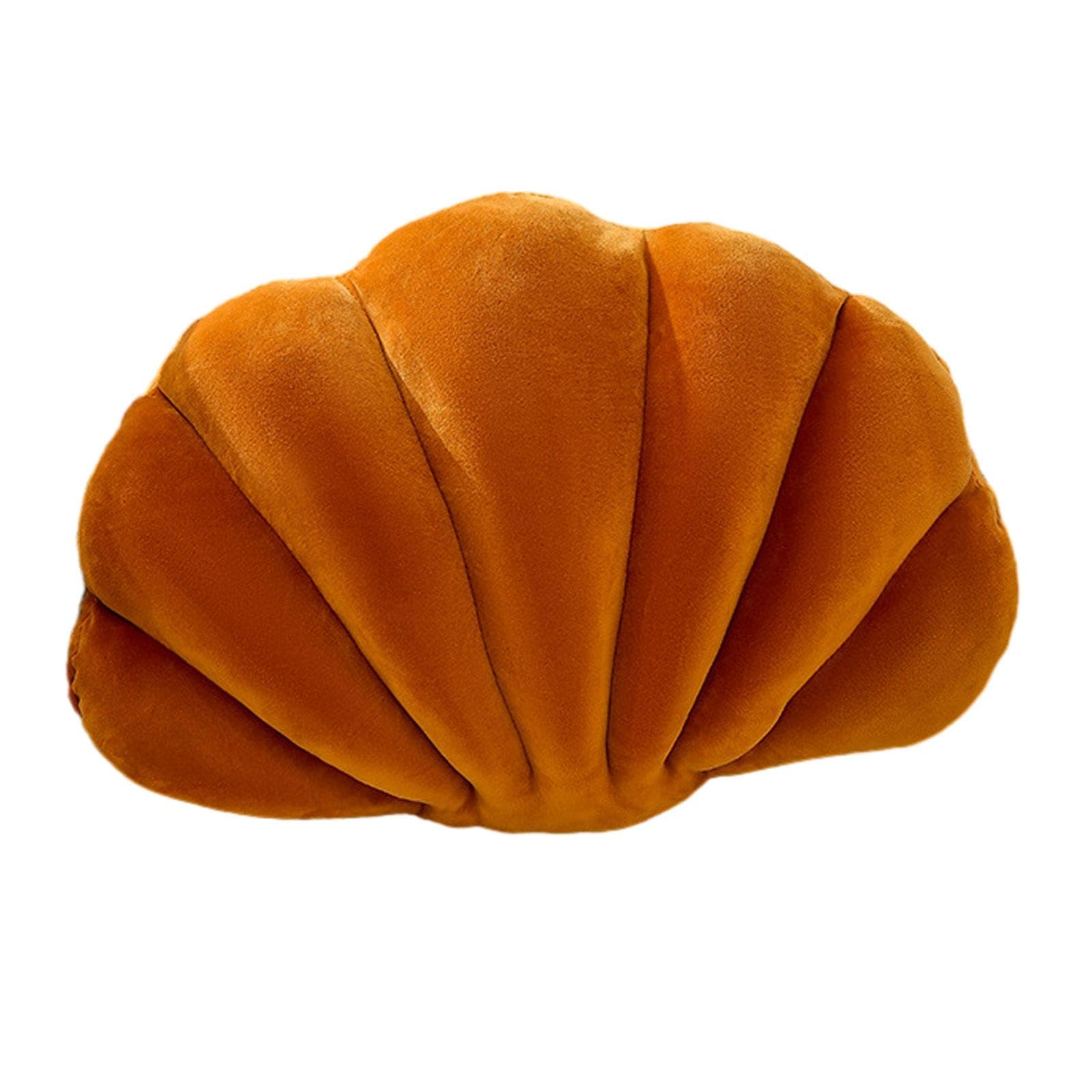 shell decorative pillow clam pillow floor cushion for living room bed office caramel