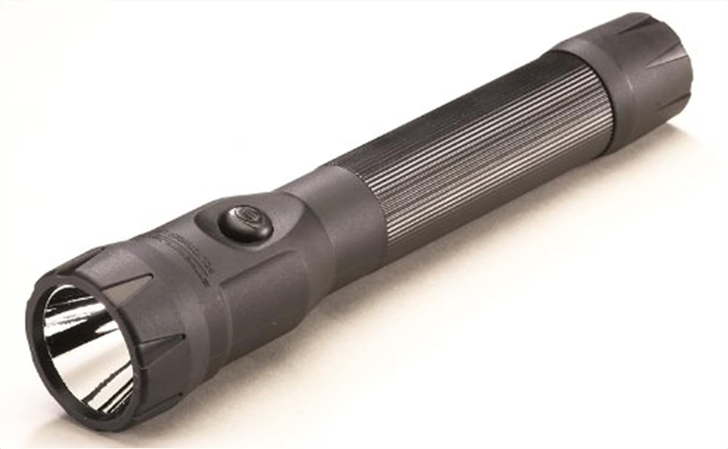 Streamlight 76832 PolyStinger DS LED 485-Lumen Rechargeable Dual-Switch Flashlight with 120V/100V AC/12V DC Smart Charger and Piggyback Holder, Black