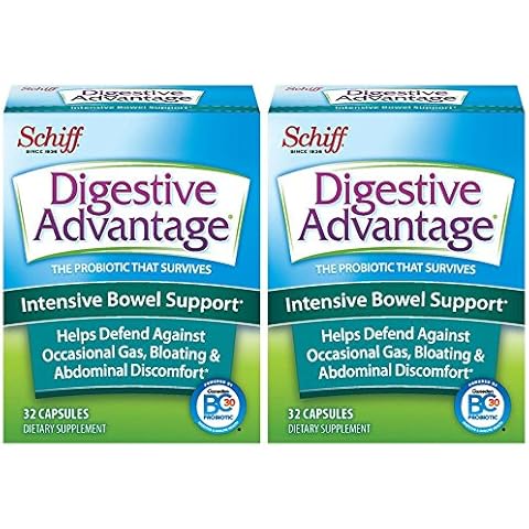 Digestive Advantage Intensive Bowel Support, 32 Capsules (Pack of 2) Cover