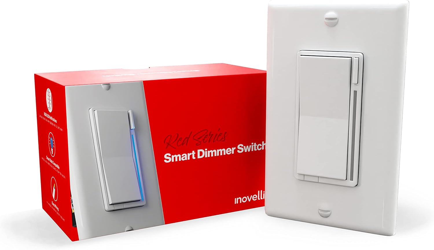 ZWave Dimmer Switch (Red Series) No Neutral Required Energy