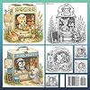 Cozy Woodland Shops Coloring Book: Adorable Forest Animals Running Tiny Magical Stores in Lanterns, Tree Hollows and Whimsical Nature Worlds for Adults #1
