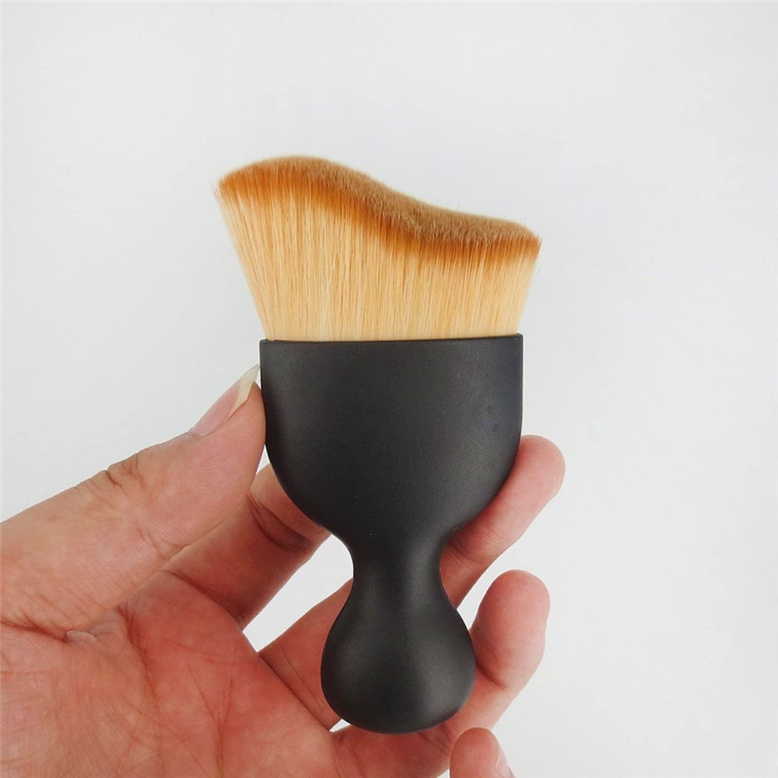 JINGYAN Pennelli per trucco Multifunctional S Shape Cream Blush 1pcs Contour Foundation Brush Loose Powder Makeup Brushes Cosmetic Make Up Tool