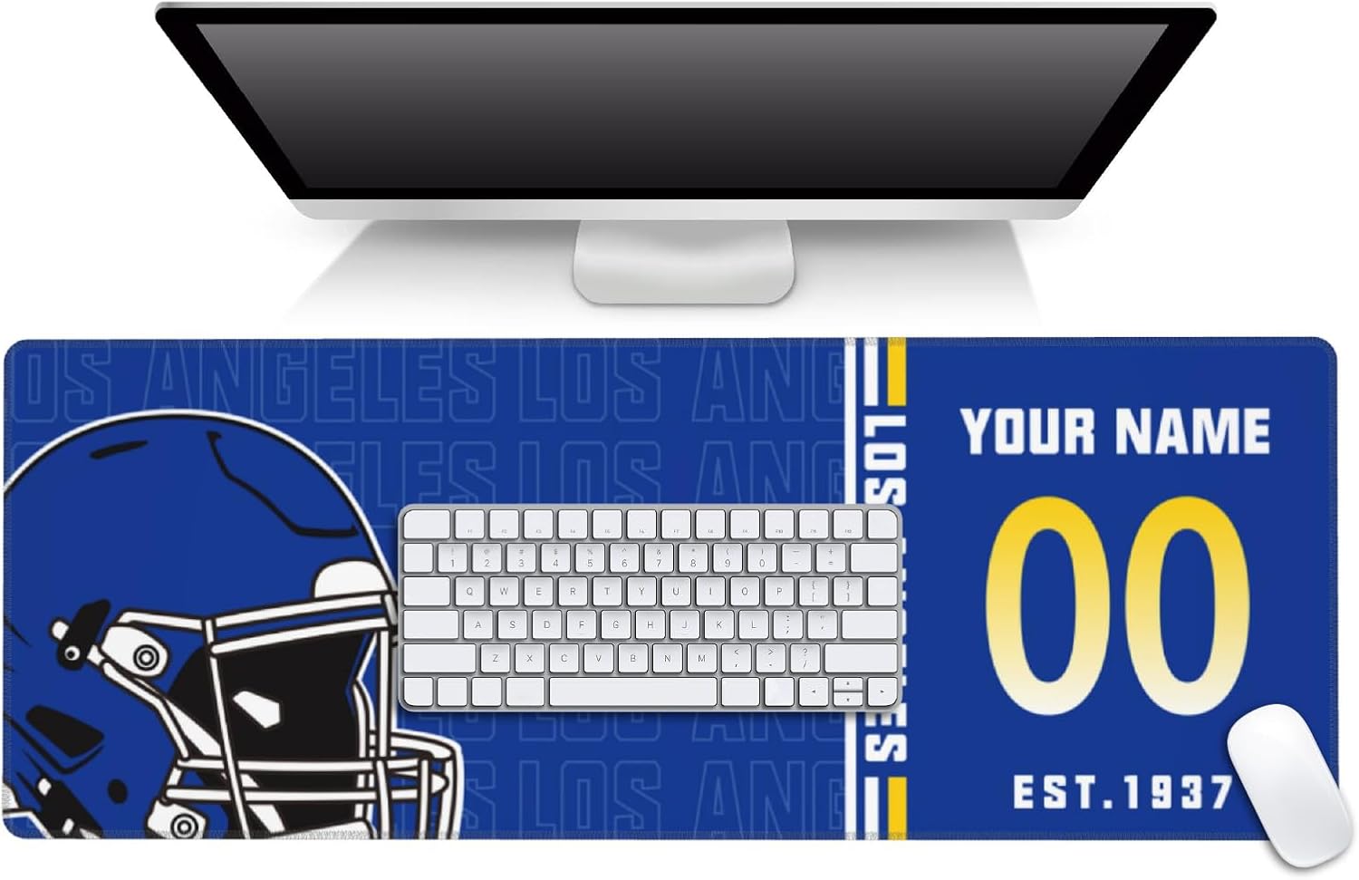 Green Bay Custom Mouse Pad for Men Women Youth and Sport Fans Gifts Personalized Name and Number