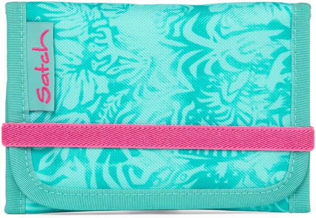 Satch Aloha Mint portfel, unisex, dla dzieci, czarny/fioletowy, rozmiar uniwersalny