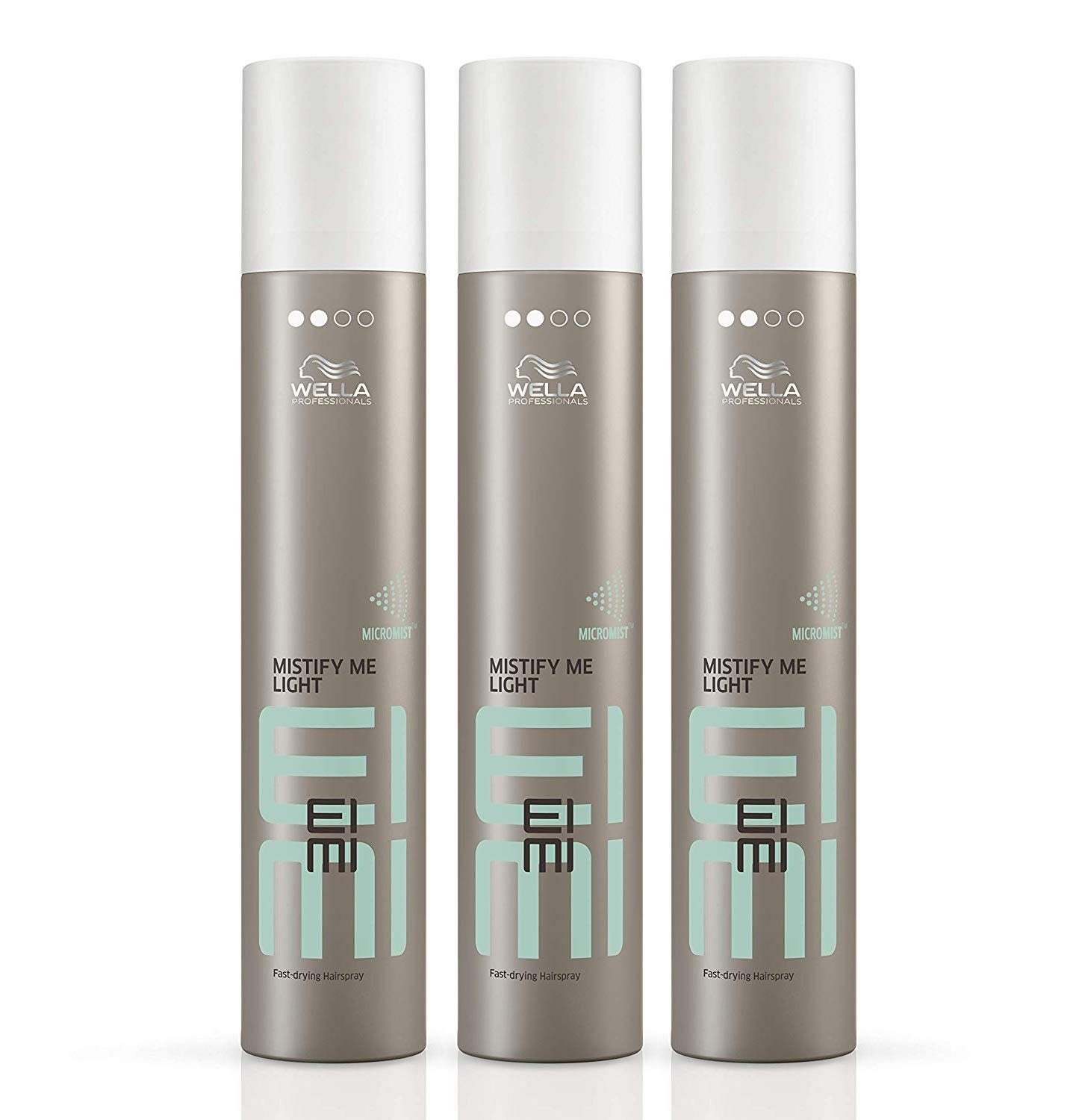 Wella Pack of 3 Wella EIMI Mistify Me Light 500 ml