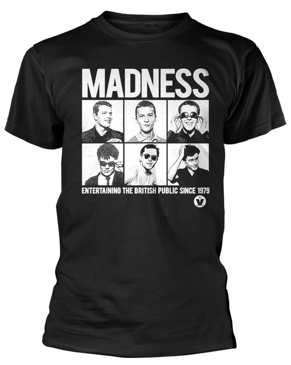Official Madness - Since 1979 - Black Cotton T Shirt (Medium)