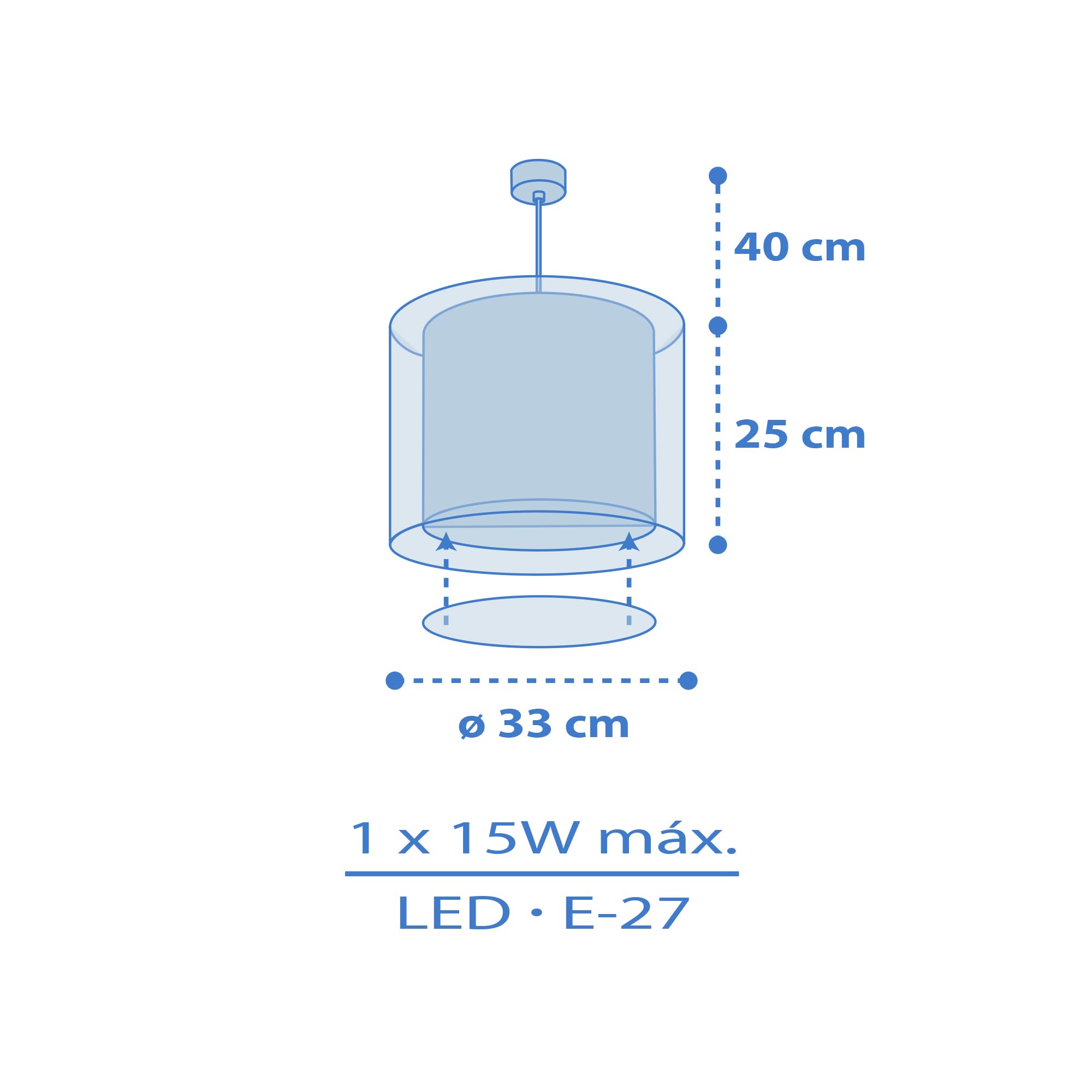 Dalber Kinder Pendelleuchte Kids World Weltkarte Planet Erde 40672M | Hängelampe; Deckenleuchte; Kinderzimmer; E27 - 1 x 15W