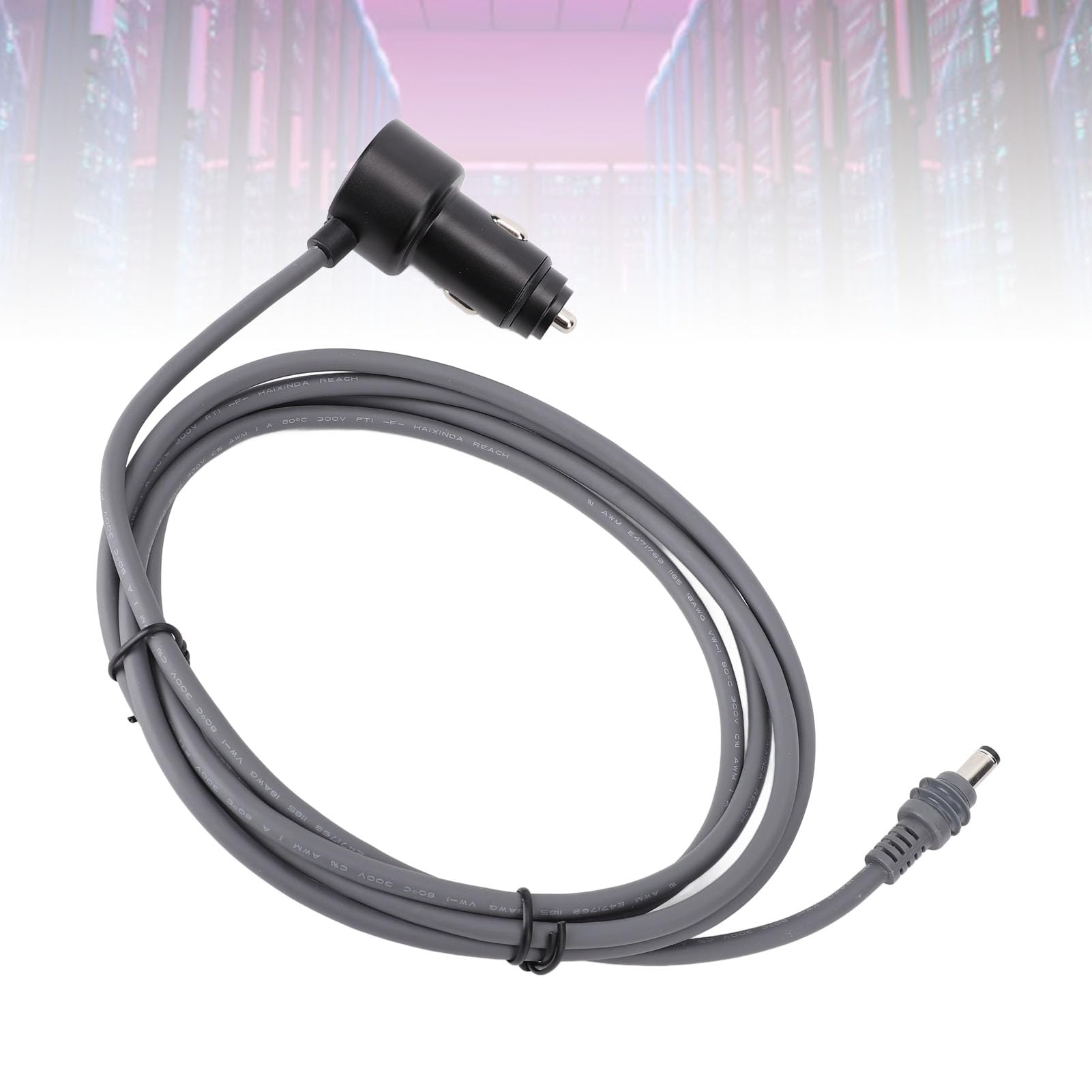Ausla Cable Extensor de Carga DC de 18AWG, Pantalla Digital 12V-24V (#4)