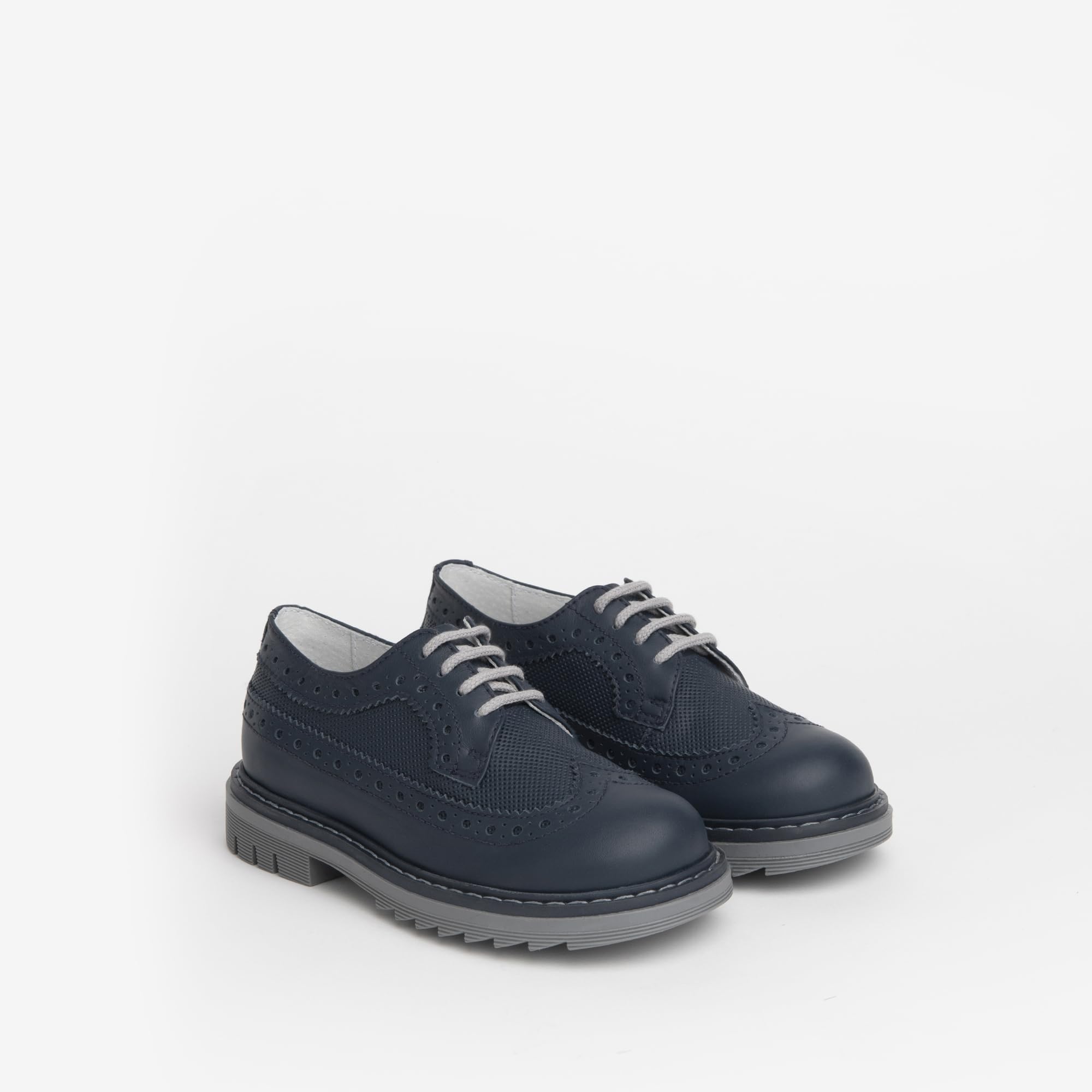 Nero Giardini E228710M Stringate Junior da Bambino in Pelle