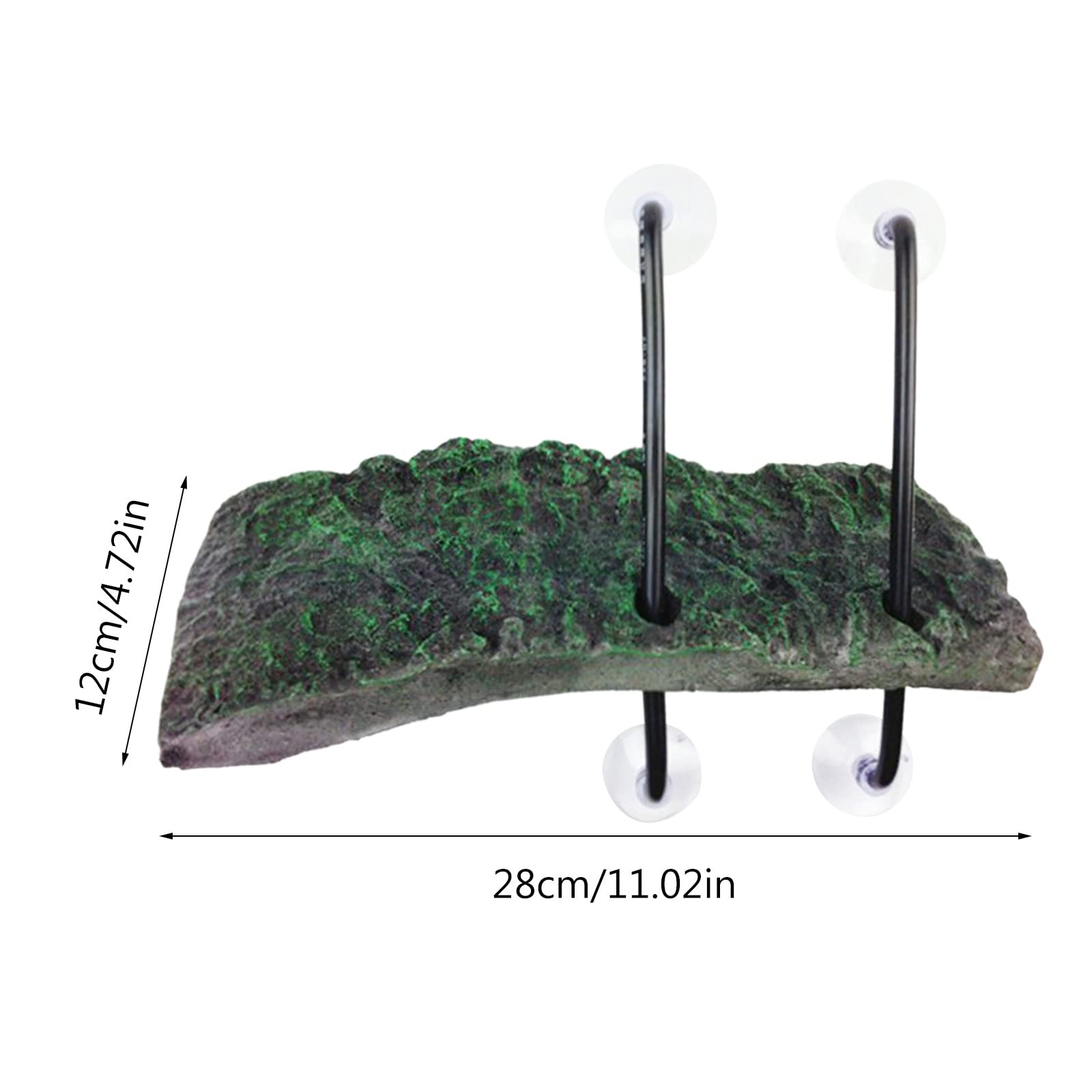 Galleggiante Per Tartaruga Basking Piattaforma Con Ventose Resina Isola Dock Per Tartarughe Acquatiche Arrampicata Altezza