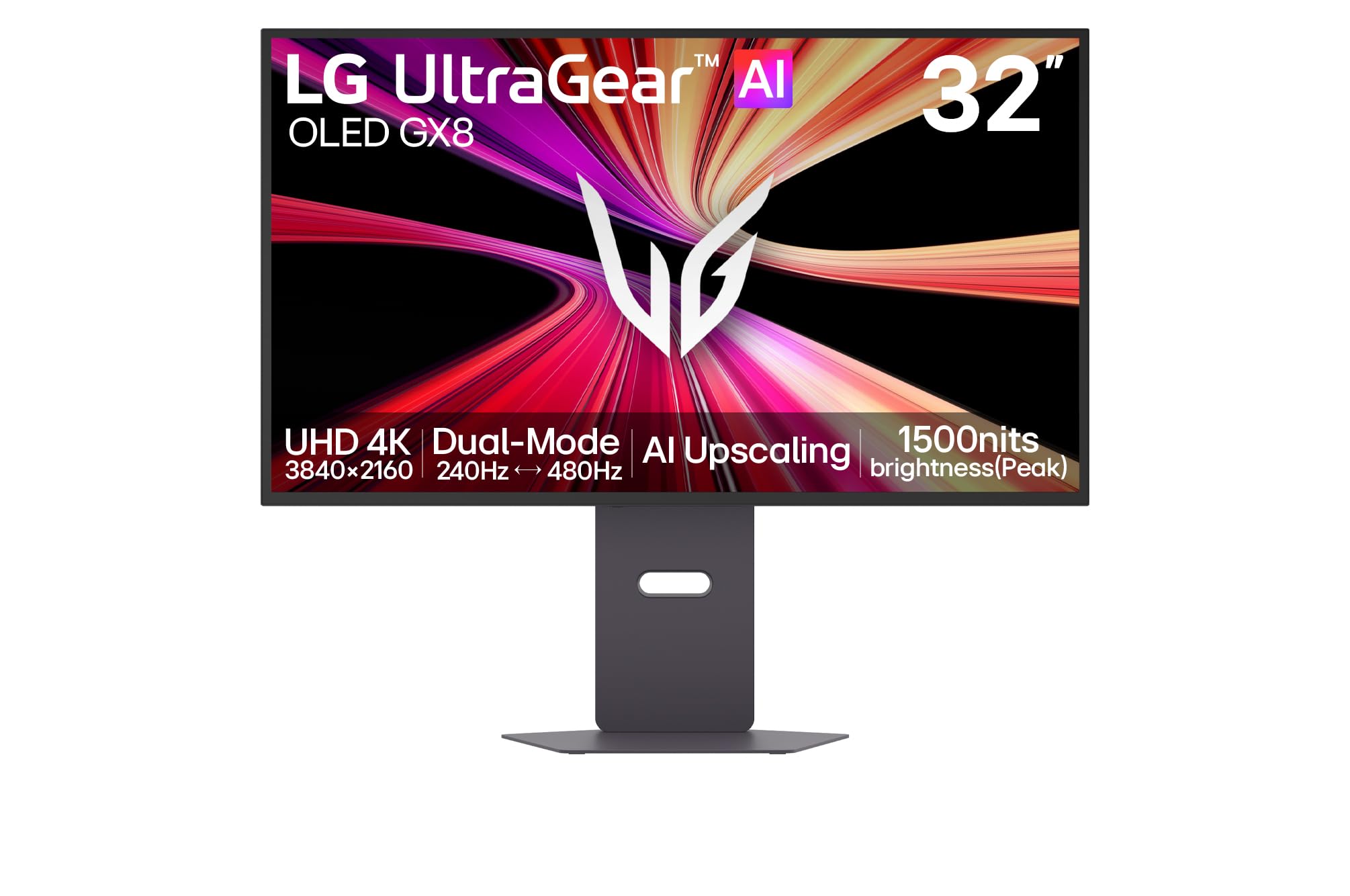 LG Ultragear AI | Écran Gaming OLED 32" 4K | Dual Mode 240Hz480Hz 0.03ms