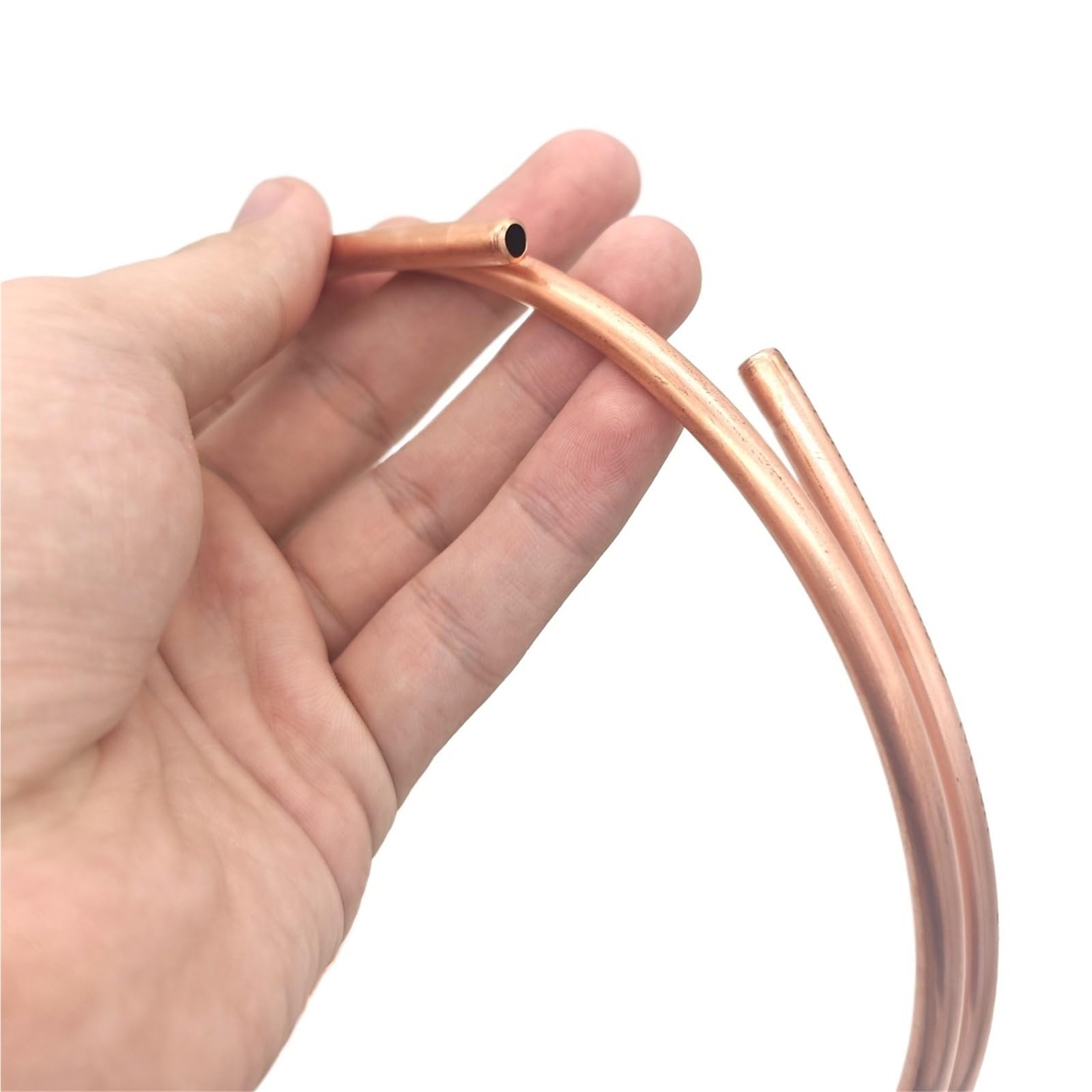 Vhkjewe One Color 2 Meter Copper Tube T2 Red Refrigeration Capillary Pipe For Air Conditioning(1.6 X 0.6Mm)