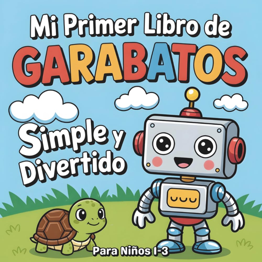 Mi Primer Libro de Garabatos Para Niños 1-3: Simple y Divertido para desarrollo cognitivo infantil, estimulación temprana, coordinación mano-ojo y educación preescolar