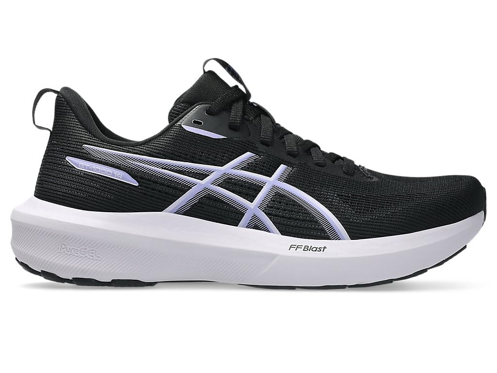 ASICS Womens Gt-1000 14 Sneaker, Black Lilac Hint, 3.5 UK