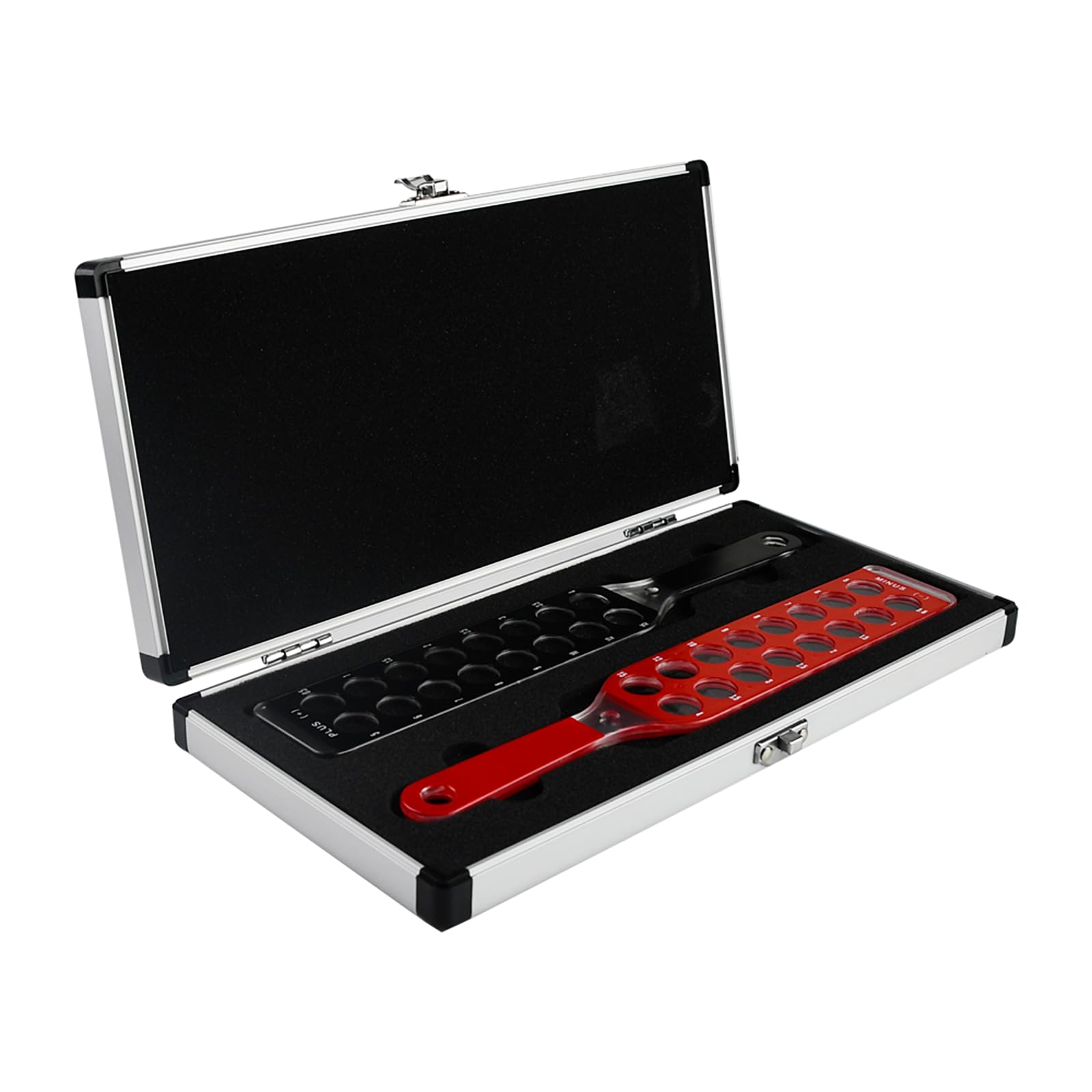 Optical Instrument 32 Lenses Lens Retinoscopy Rack with Metal Case