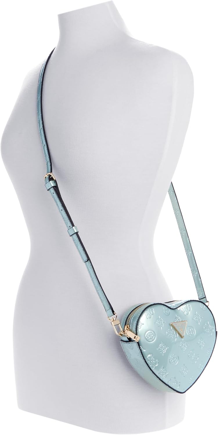 GUESS Womens Arnela Mini Heart Bag