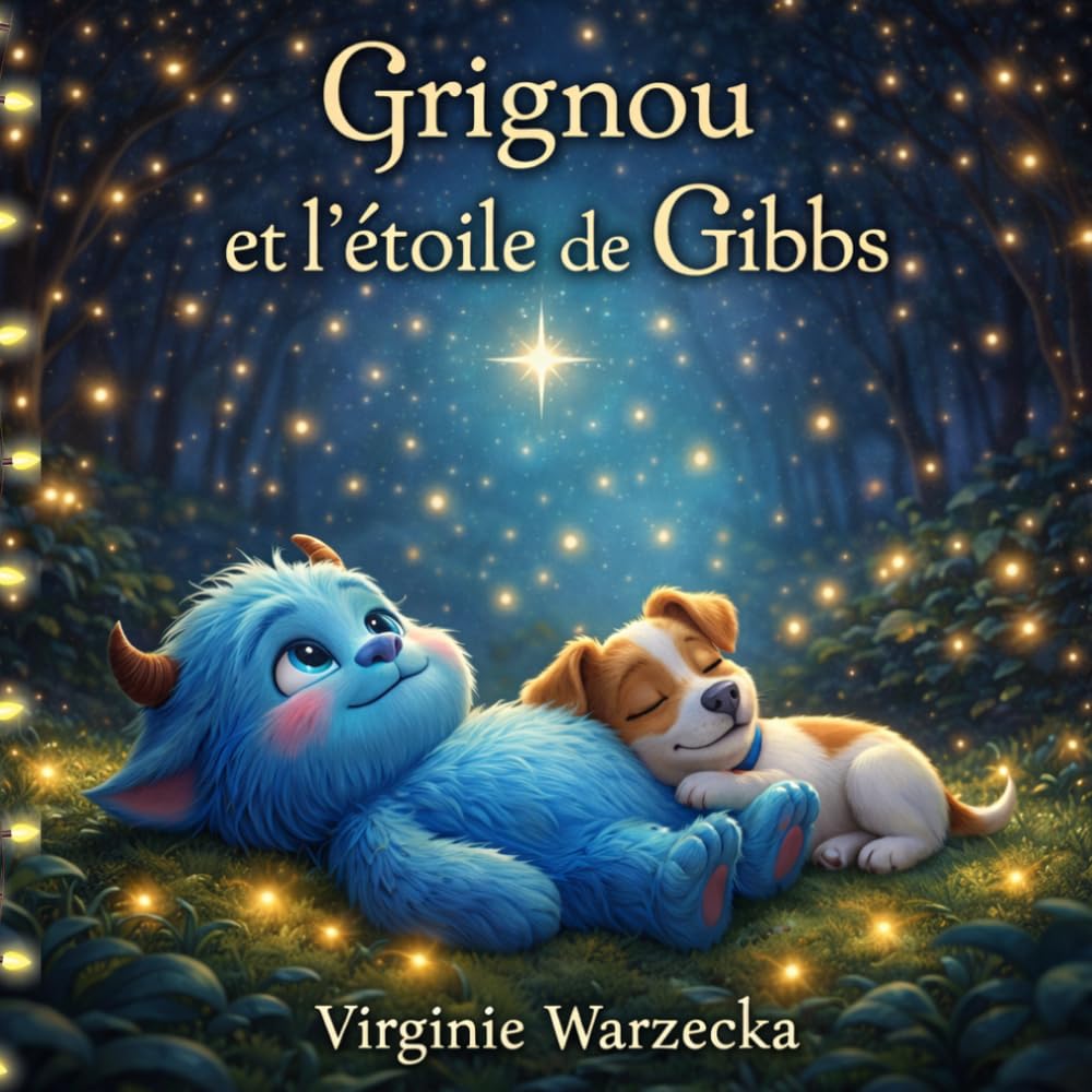 Grignou et l'étoile de Gibbs: Livre enfant sur le deuil, les émotions et la perte d’un animal – une histoire douce et réconfortante (Les aventures de Grignou)