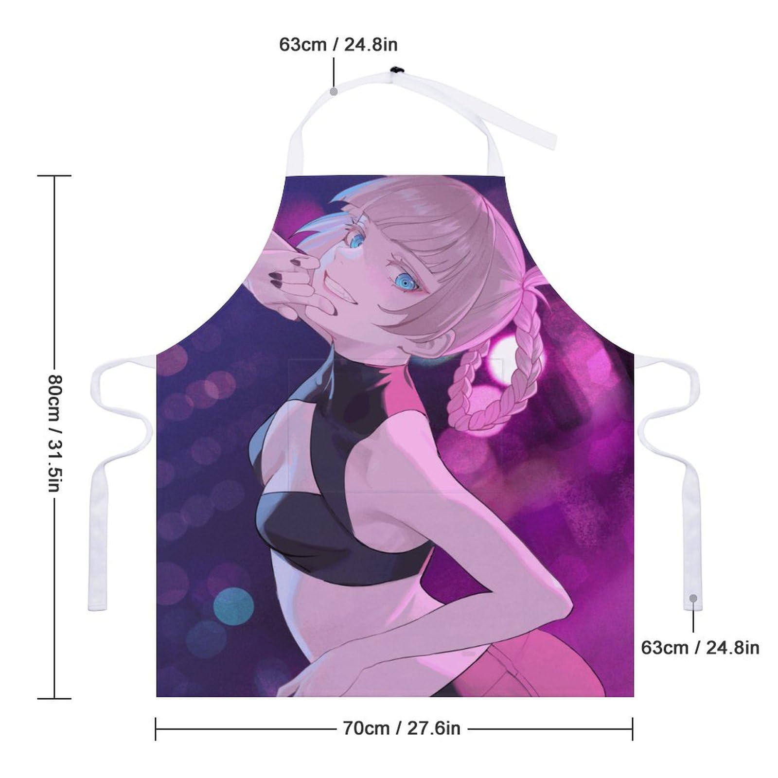 Amazon｜よふかしのうた エプロン レディース メンズ アニメエプロン