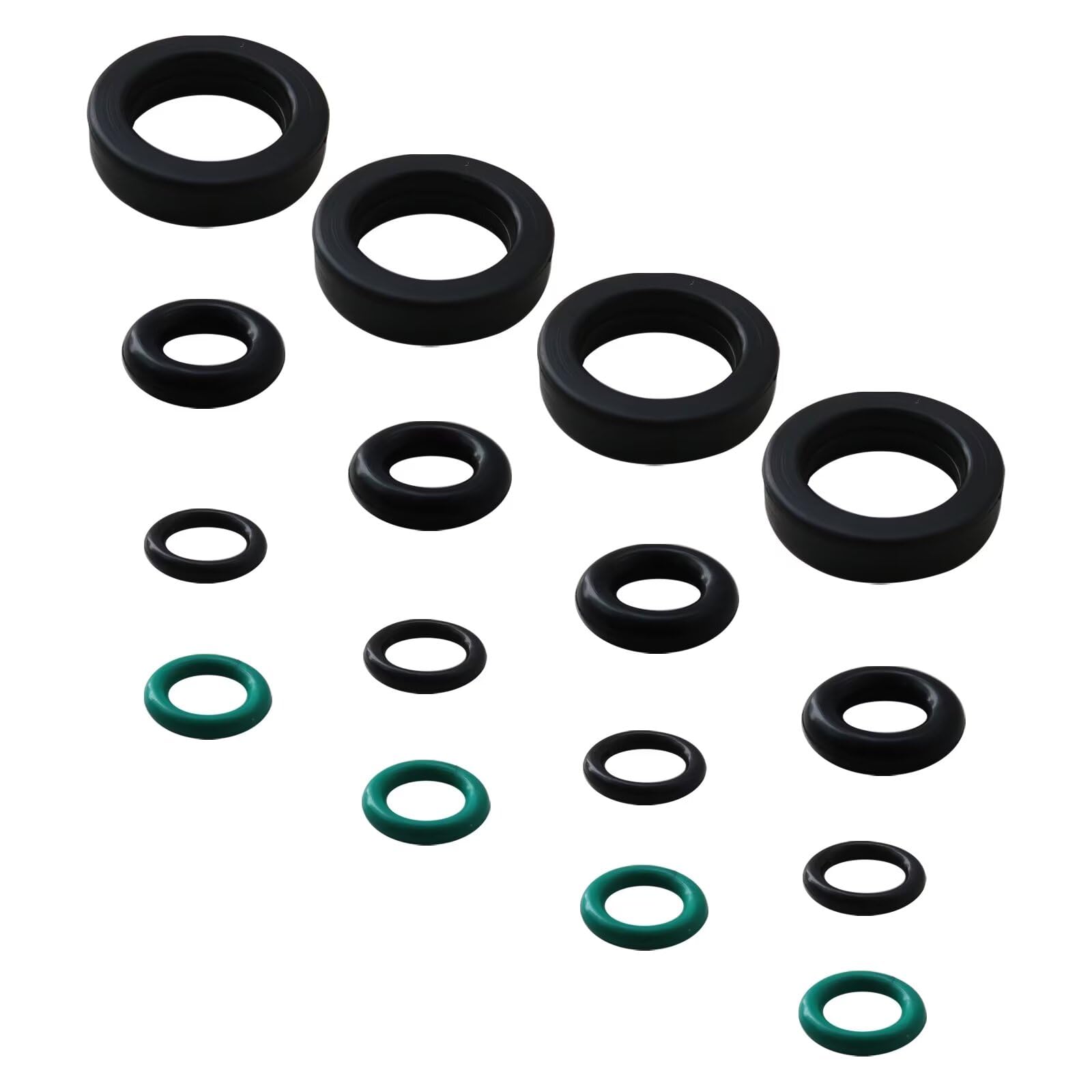 Fuel Injector Service Rebuild Kit For Honda 1992-1995 Models - 16 Piece O-Ring & Filter Set
