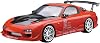 Aoshima Bunka Kyozai 1/24 The Tuned Car Series No. 9 Mazda VERTEX FD3S RX-7 1999 Plastic Model