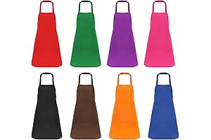 Colorful Kitchen Aprons for Ultimate Protection and Convenience