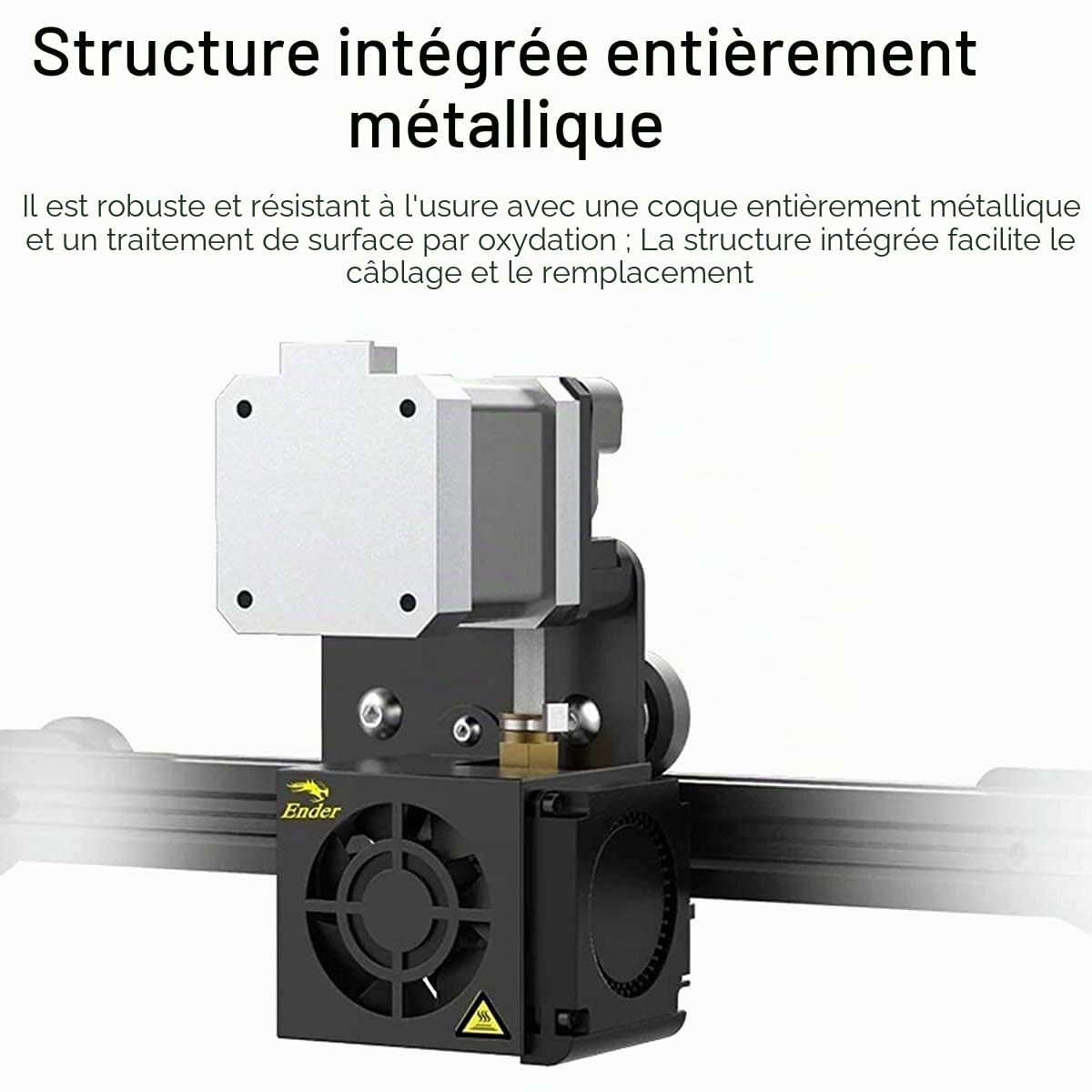 Creality Upgraded Direct Extruder Kit for Ender 3, Ender 3 Pro, Ender 3 V2, Comes with 42-40 Stepper Motor, 1.75mm Direct Drive Extruder, Fan and Cables Support Flexible Filament